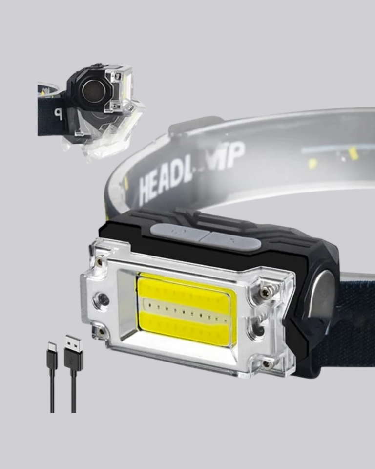USB Şarjlı Mini LED KAFA Feneri 50m Odak 150m Geniş Aydınlatm - Lisinya