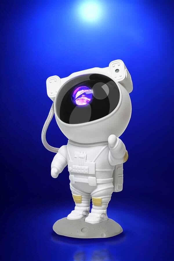 Çocuklara Özel Projeksiyon Astronot Lamba Speaker Sevimli - Lisinya