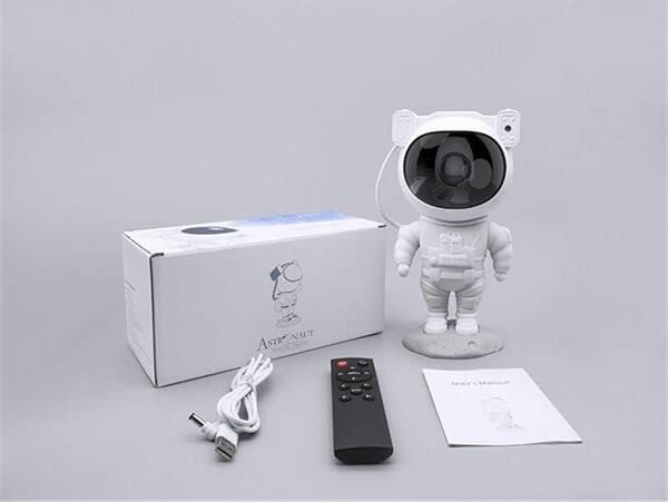 Çocuklara Özel Projeksiyon Astronot Lamba Speaker Sevimli - Lisinya