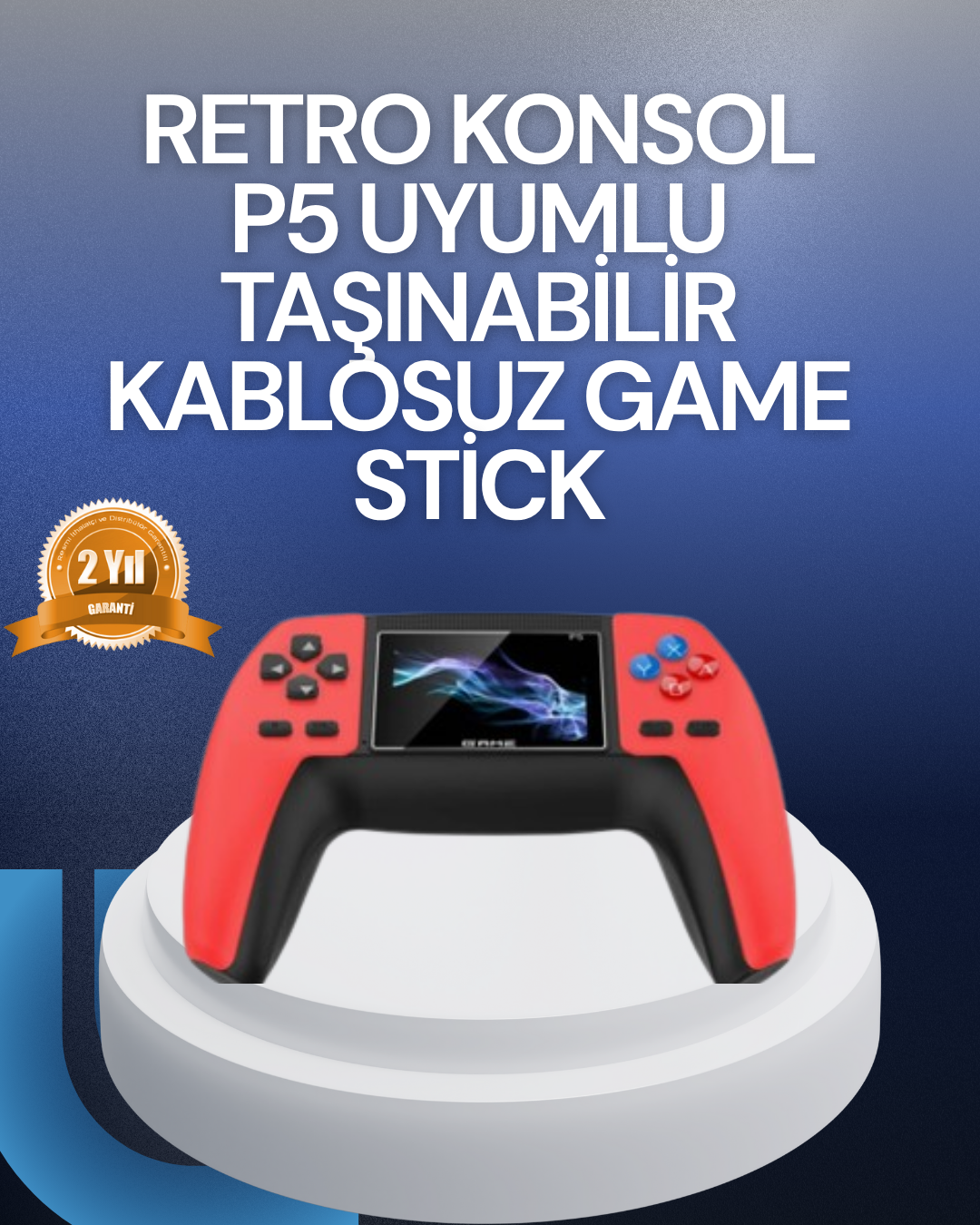 Tak Çalıştır Mini Retro GamePad | 520 Klasik Oyun - Lisinya