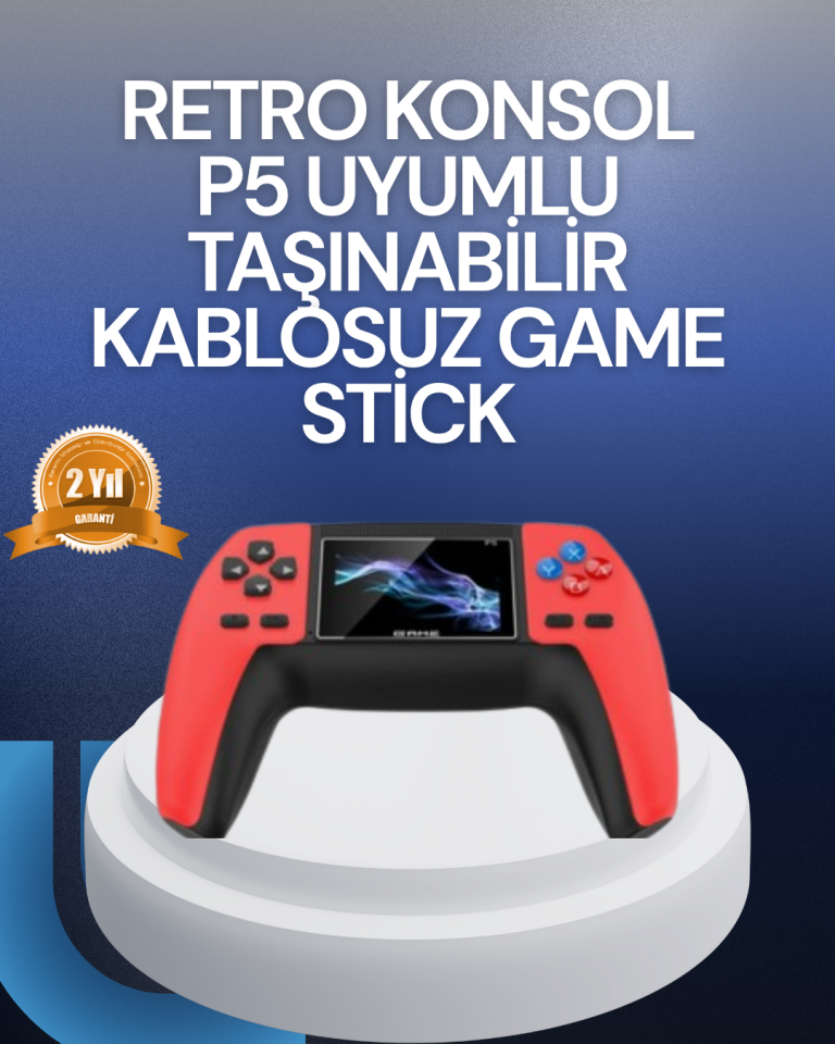 Tak Çalıştır Mini Retro GamePad | 520 Klasik Oyun - Lisinya