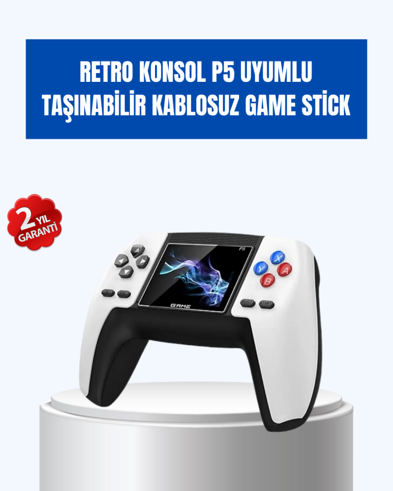 520 Oyunlu Taşınabilir Retro Oyun Konsolu | P5 GamePad - Lisinya