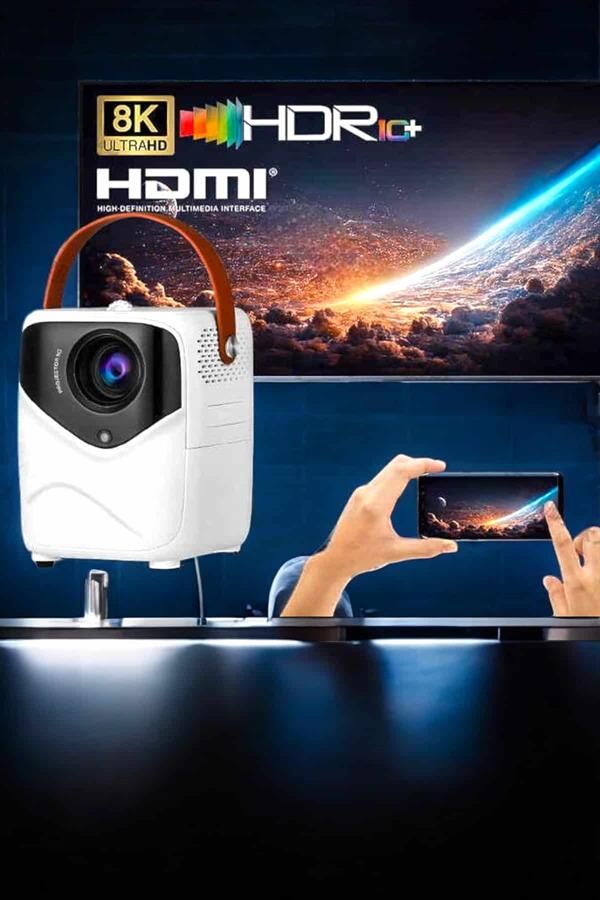 Taşınabilir Android Projeksiyon Wifi Destekli 4K Multimedia Tabanlı Ev Ve Ofis Tipi - Lisinya