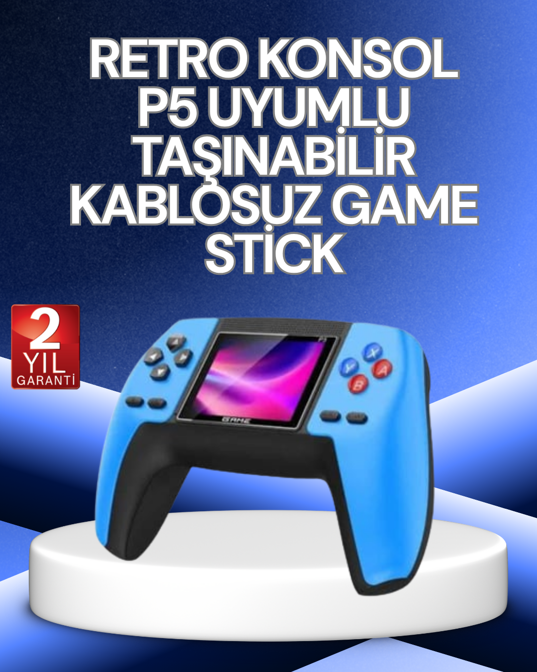 P5 Retro GamePad | 520 Klasik Oyunlu Mini Oyun Konsolu - Lisinya