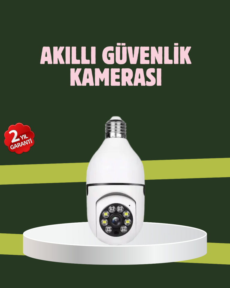 Yüksek Çözünürlüklü Kablosuz Akıllı Güvenlik Kamerası - Lisinya