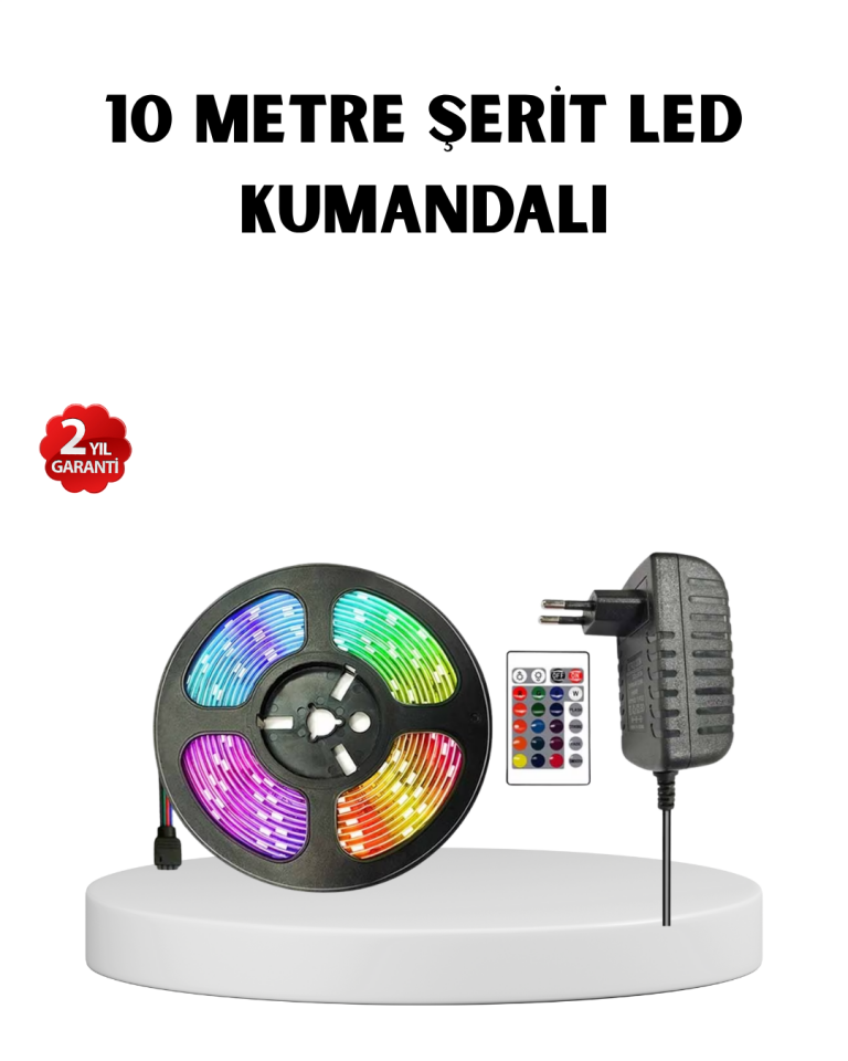 Renkli Smart LED Şerit – Suya Dayanıklı, Esnek, Enerji Tasarruflu - Lisinya