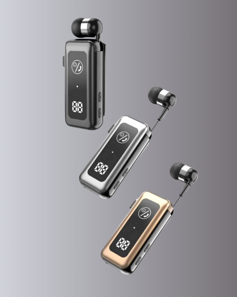Dijital Ekranlı ve Hızlı Şarjlı Bluetooth 5.2 Makaralı Kulaklık - Lisinya