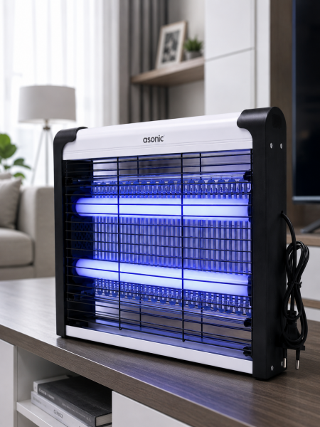 Elektrikli UV LED Sinek Öldürücü Sessiz Çalışan Etkili Böcek Tuzağı - Lisinya