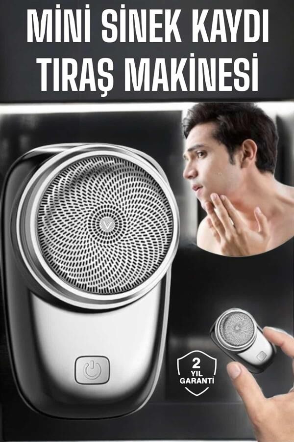 Tıraş Makinesi Mini Sıfır Sakal Yanak Tıraş Makinesi USB Şarjlı - Lisinya
