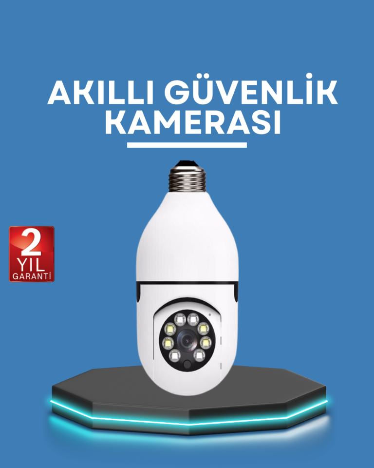 Akıllı Güvenlik Kamerası Full HD Görüntü ve Gece Görüş Özellikli - Lisinya