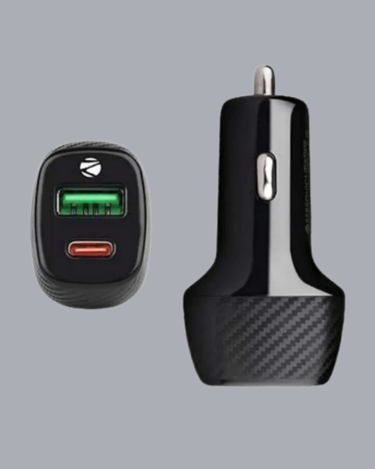 Kompakt Tasarımlı Type-C + USB Girişli Araç Şarj Başlığı - Lisinya