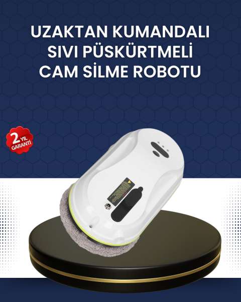 Çift Diskli Güvenli Otomatik Cam Silme Robotu - Lisinya