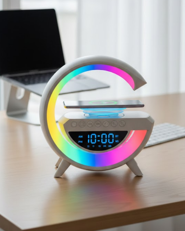 Bluetooth Hoparlör RGB Aydınlatmalı USB TF Kart FM Özellikli - Lisinya