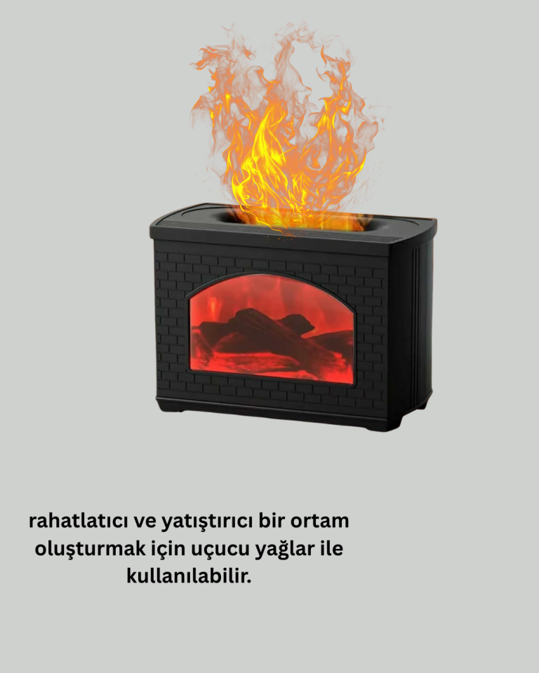 USB Güçlü Ultrasonik Hava Nemlendirici Sessiz Çalışan 270 ml Difüzör - Lisinya