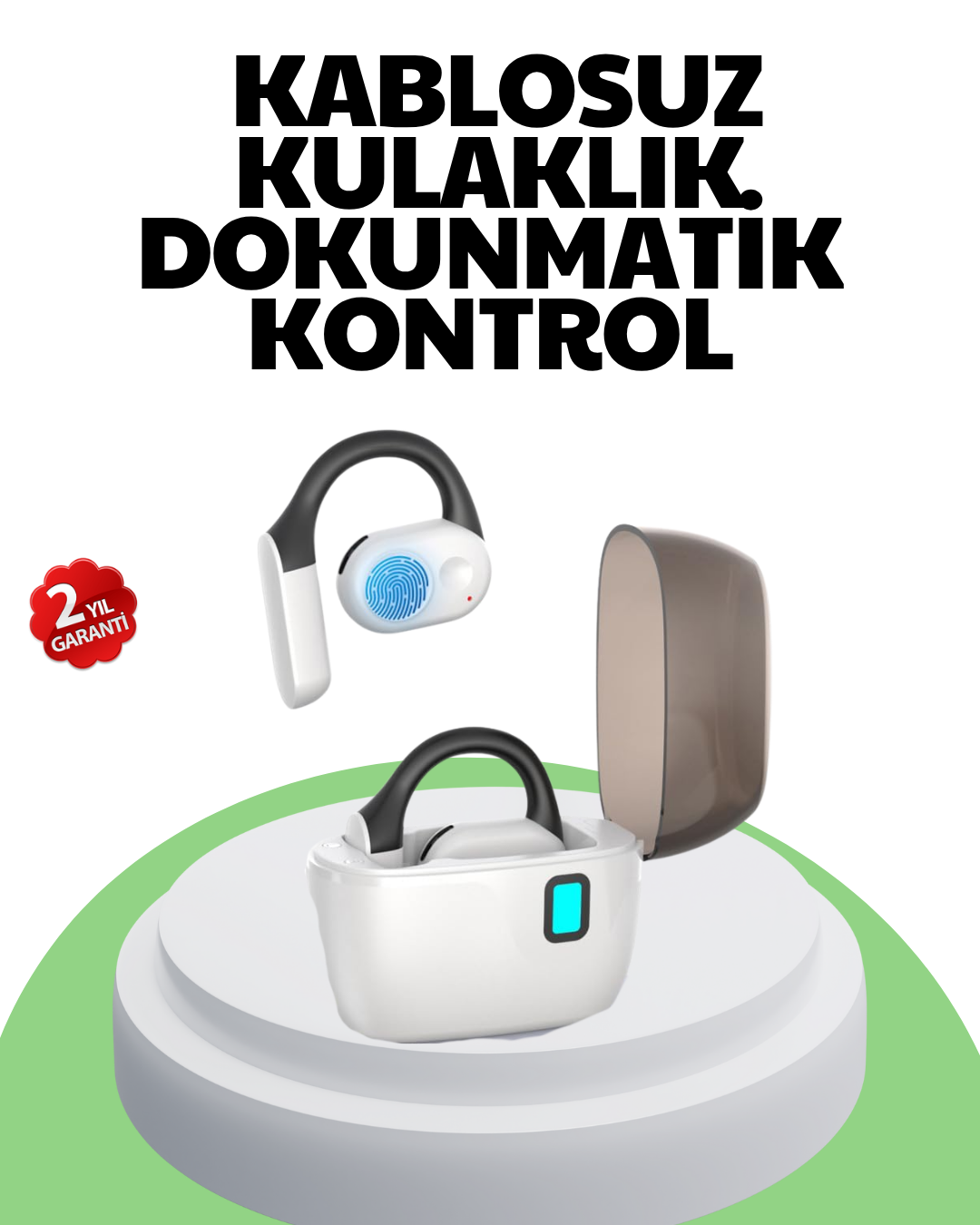 Kablosuz Kulak İçi Kulaklık – Gürültü Azaltma, Net Ses, Eller Serbest Arama Özelliği - Lisinya