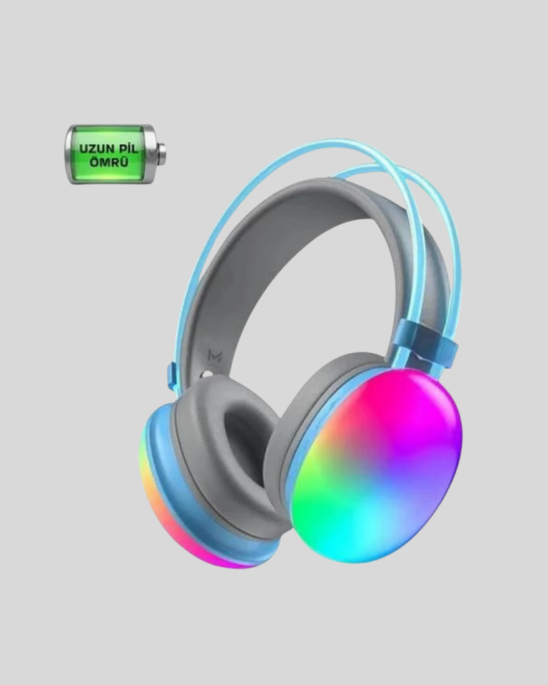 RGB Aydınlatmalı Kablosuz Bluetooth Oyuncu Kulaklığı - Lisinya