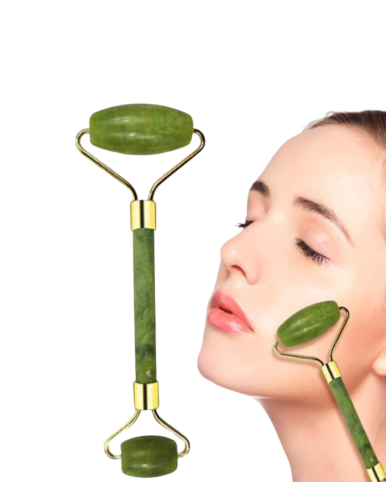 Doğal Yeşim Roller ve Gua Sha Yüz Şekillendirme Seti - Lisinya