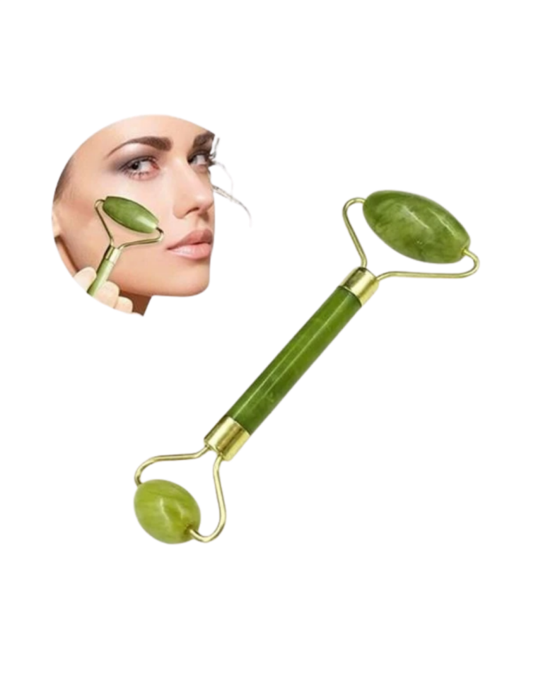 Doğal Yeşim Roller ve Gua Sha Yüz Şekillendirme Seti - Lisinya