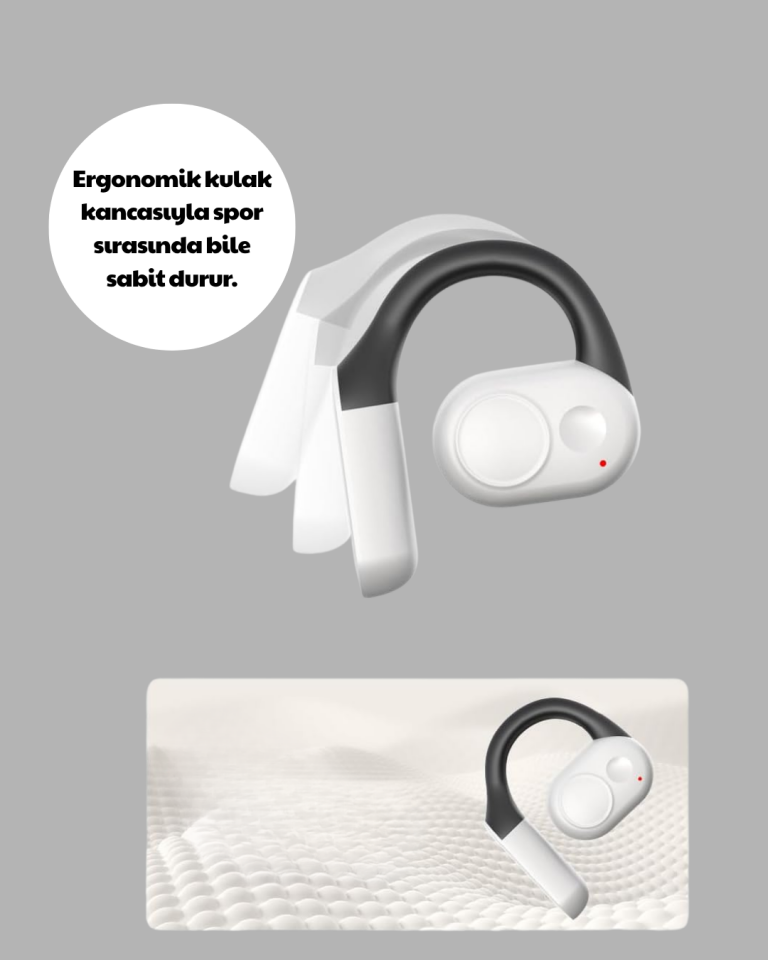Bluetooth 5.0 Kulak İçi Kulaklık – Güçlü Bas, Uzun Pil Ömrü, Şarj Kutulu Tasarım - Lisinya
