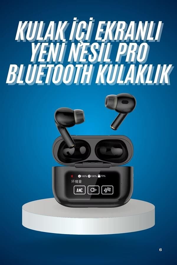 2025 Model Bluetooth Kulaklık Dokunmatik Ekran Yüksek Ses Kalitesi - Lisinya