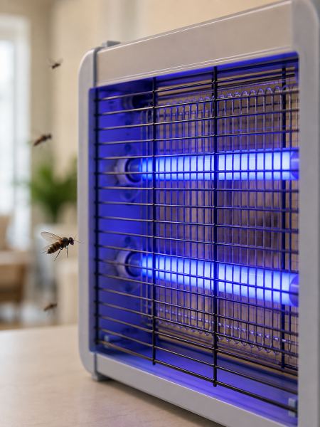 12W UV Böcek Öldürücü Lamba Elektrikli Sinek Sivrisinek Öldürücü Asılabilir