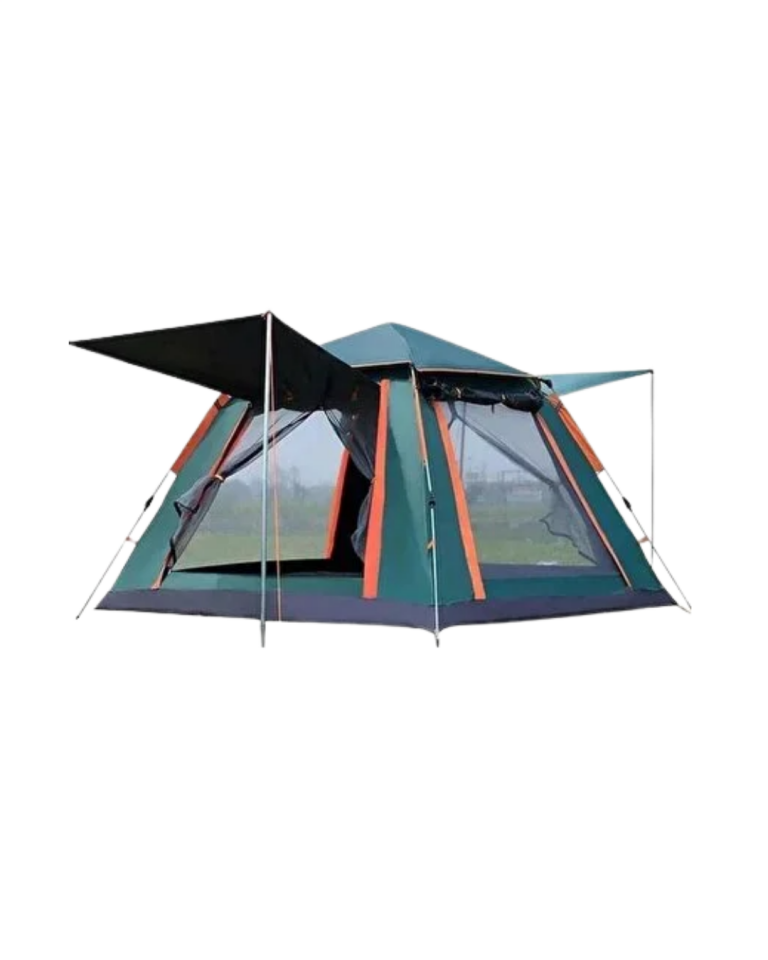 Büyük Boy Kamp Çadırı Güneşlikli 4 5 Kişilik Taşınabilir Outdoor Çadır - Lisinya