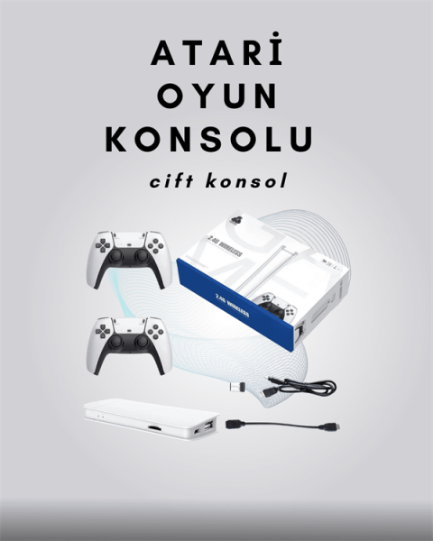 4K Destekli Bluetooth Retro Oyun Konsolu – M15 Modeli