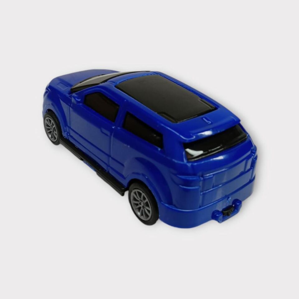 Çek Bırak Arabalar 10 Cm - Mavi Hatchback (Lisinya)