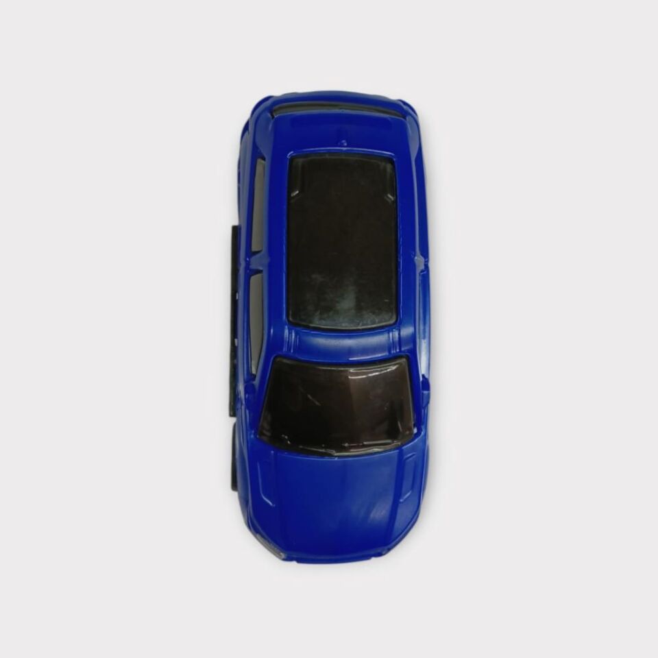 Çek Bırak Arabalar 10 Cm - Mavi Hatchback (Lisinya)