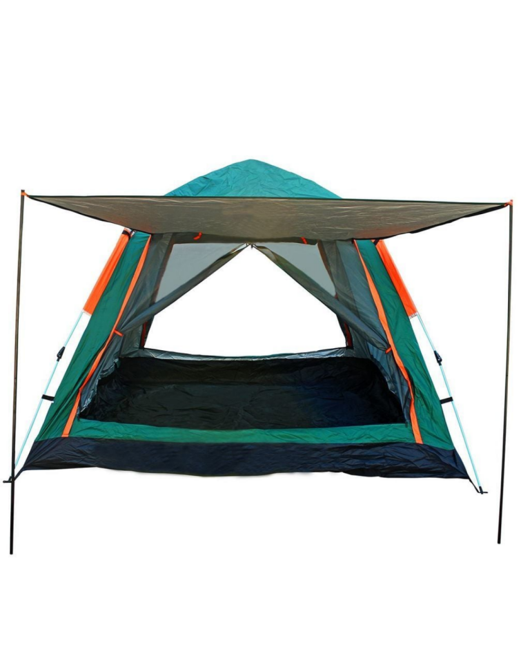 Geniş Aile Kamp Çadırı 240x210 cm Güneşlikli Otomatik Kurulum Outdoor Çadır - Lisinya