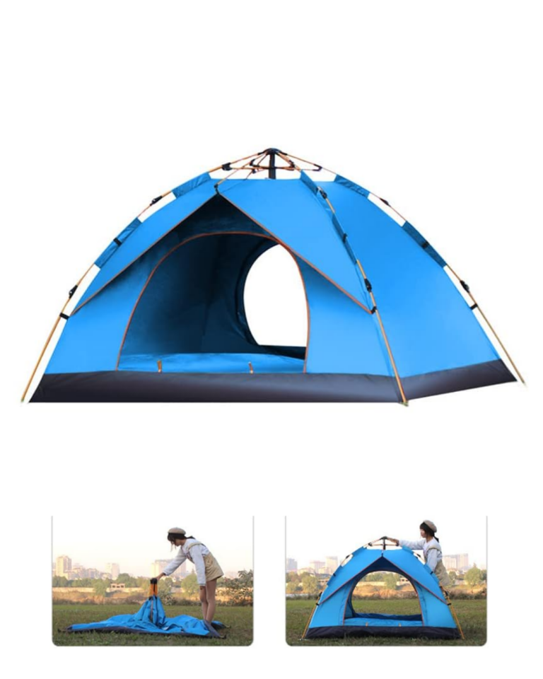 Su Geçirmez Kamp Çadırı Otomatik Kurulum 2 3 Kişilik Outdoor Çadır - Lisinya