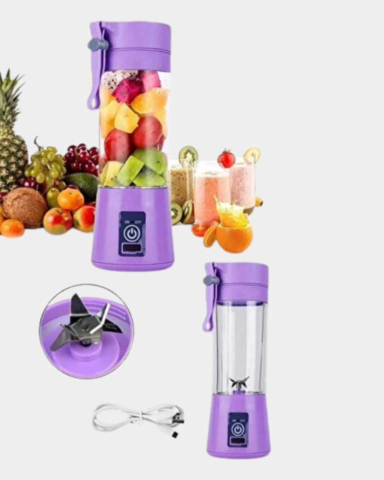 Şarjlı 380ml Portatif Smoothie Blender USB Mini Shake Yapıcı - Lisinya