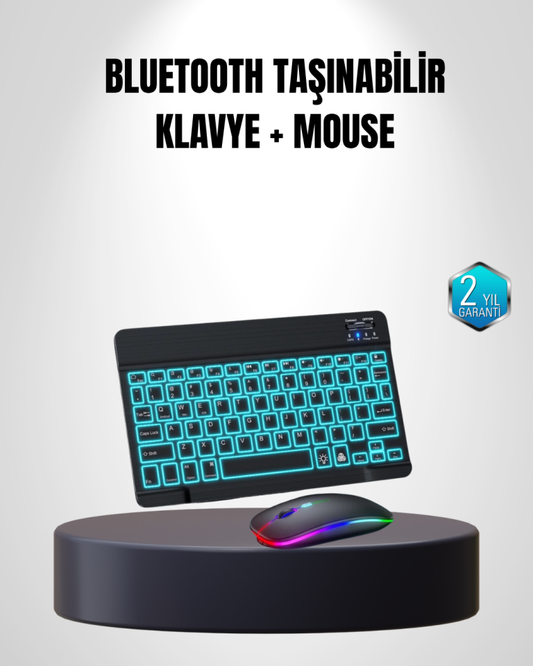 Türkçe Q Klavye RGB Işıklı Ergonomik Tasarımlı - Lisinya