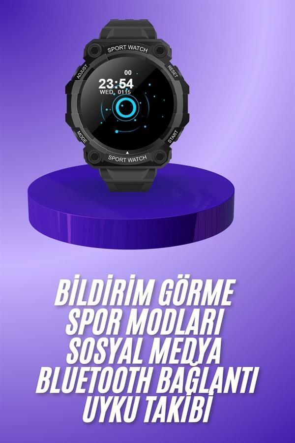Yeni Nesil Akıllı Saat Bluetooth Bağlantılı Android ve İOS Uyumlu