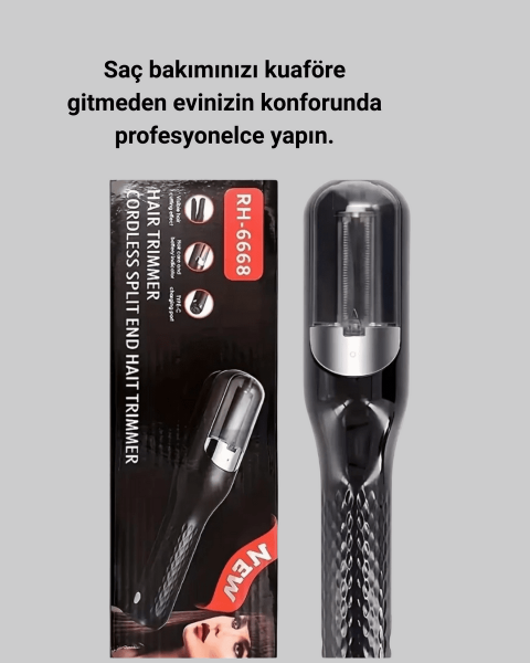 Profesyonel RH-6668 Şarjlı Elektrikli Saç Kesme ve Düzeltici Makine