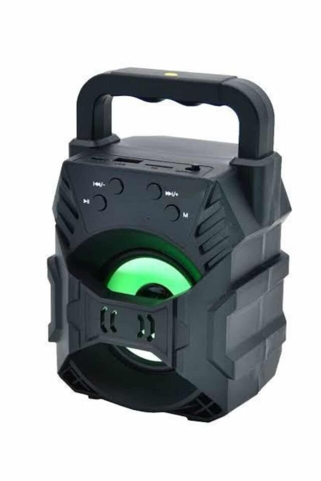 YamanHobi 5W FM Radyolu Bluetooth Hoparlör 80 dB Taşınabilir Siyah
