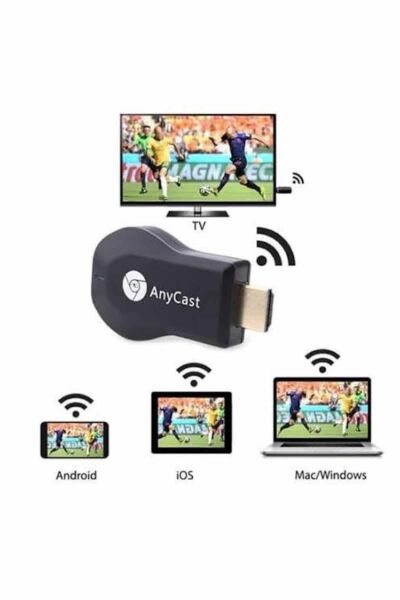 Kablosuz HDMI Wifi Görüntü Aktarıcı Tüm Cihazlara Uyumlu