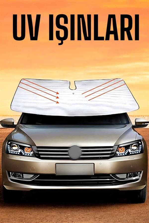 Oto Güneşlik Tüm Araç Tiplerine Uygun Isı Önleyici - Lisinya