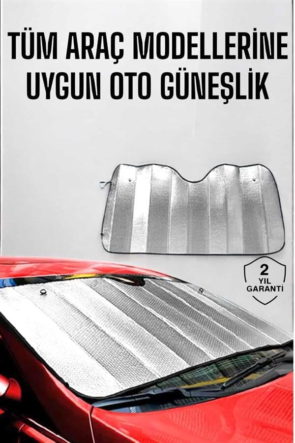Oto Güneşlik Tüm Araç Tiplerine Uygun Isı Önleyici - Lisinya
