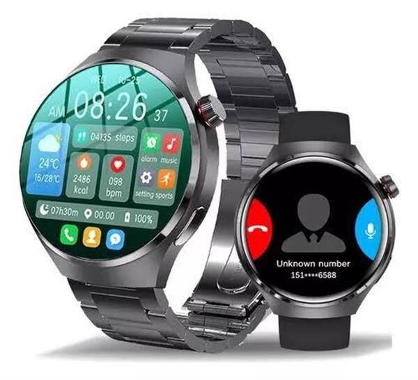 Akıllı Saat Metal Kordonlu GPS ve NFC Uyumlu Arama Cevaplayan-Yamanhobi