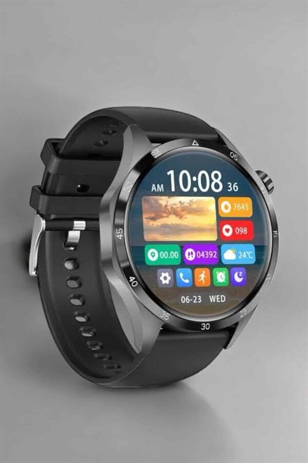 Akıllı Saat Metal Kordonlu GPS ve NFC Uyumlu Arama Cevaplayan-Yamanhobi
