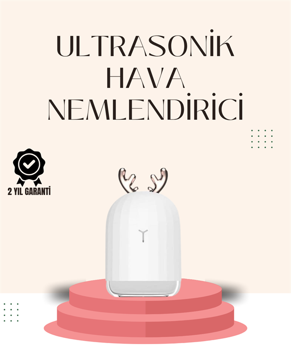 USB Şarjlı Mini USB Nemlendirici LED Işıklı Masaüstü Cihaz - Lisinya