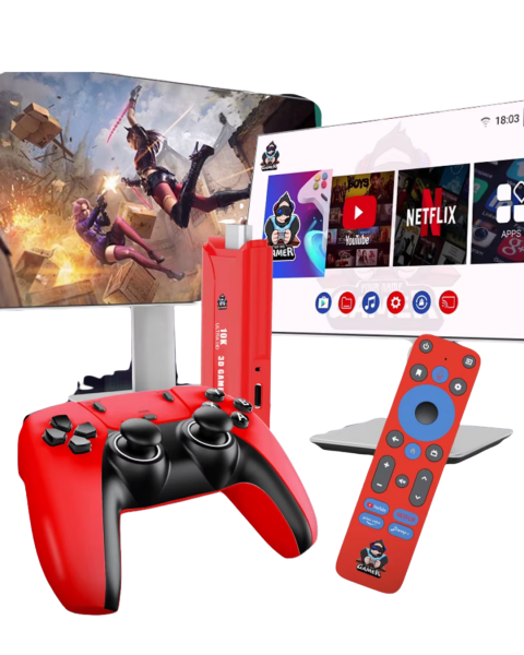 Android TV Game Stick 10K HD 3D Oyun Destekli 64GB Konsol