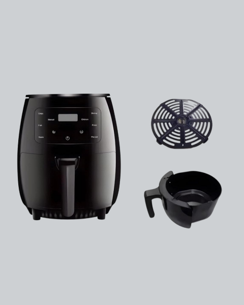 6 Litre Büyük Kapasiteli Dokunmatik Airfryer 2400W Yağsız Fritöz