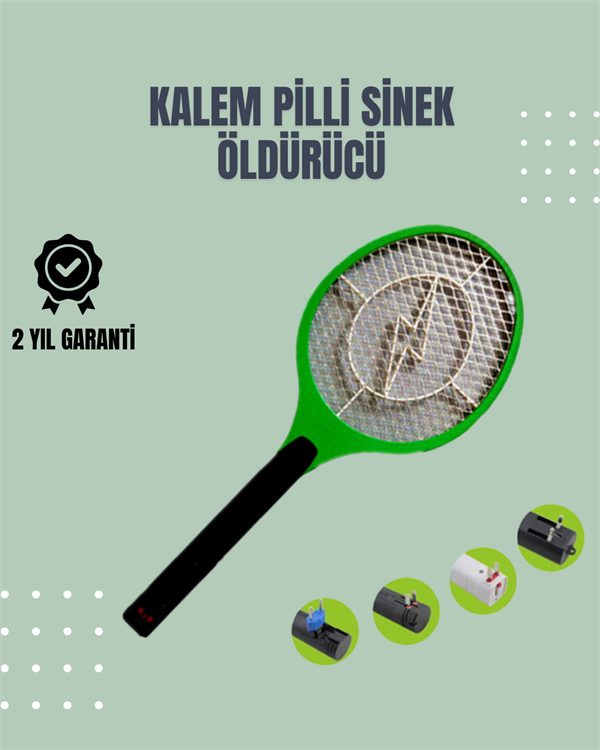 Sessiz ve Etkili Böcek Öldürücü – Üç Katmanlı Koruyucu Izgaralı Elektronik Sineklik - Lisinya