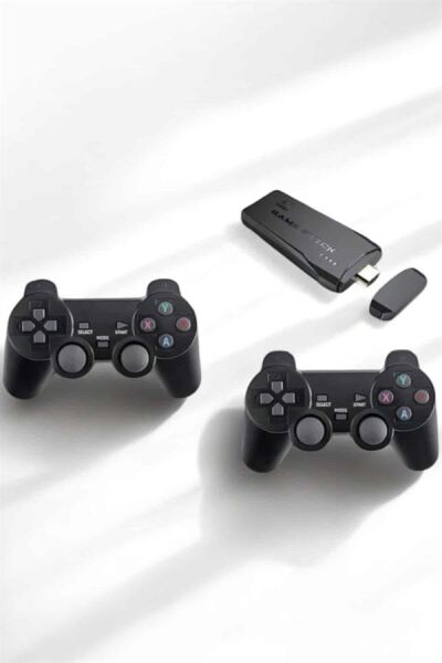 Gaming Atari 2.4g Uyumlu Kablosuz Çift Kol Game Stick