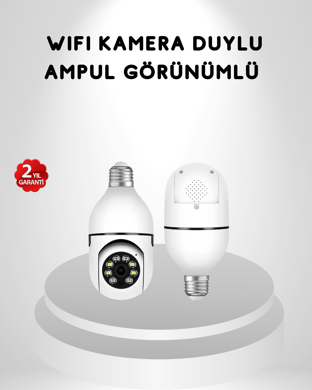 Akıllı Duylu 360° Güvenlik Kamerası – PTZ Özellikli, Uzaktan Kontrollü Akıllı Kamera - Lisinya