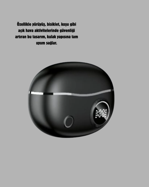 Kablosuz Açık Kulak Kulaklık Bluetooth 5.4 Type-C Hızlı Şarj 30 Saat - Lisinya