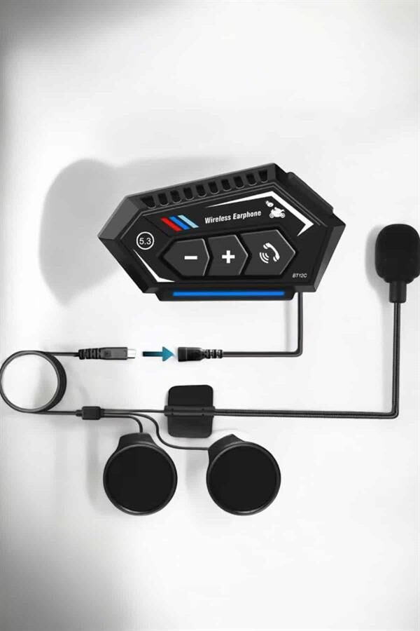 İnterkom Intercom Kask Kulaklık Bt22 Bluetooth Motosiklet Kulaklık 5.0 Bluetooth - Lisinya