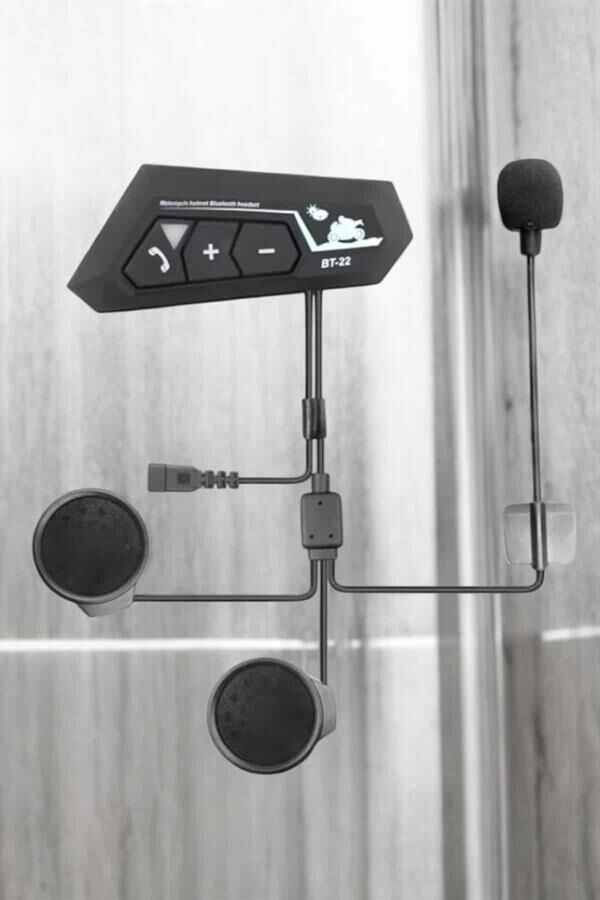 İnterkom Intercom Kask Kulaklık Bt22 Bluetooth Motosiklet Kulaklık 5.0 Bluetooth - Lisinya